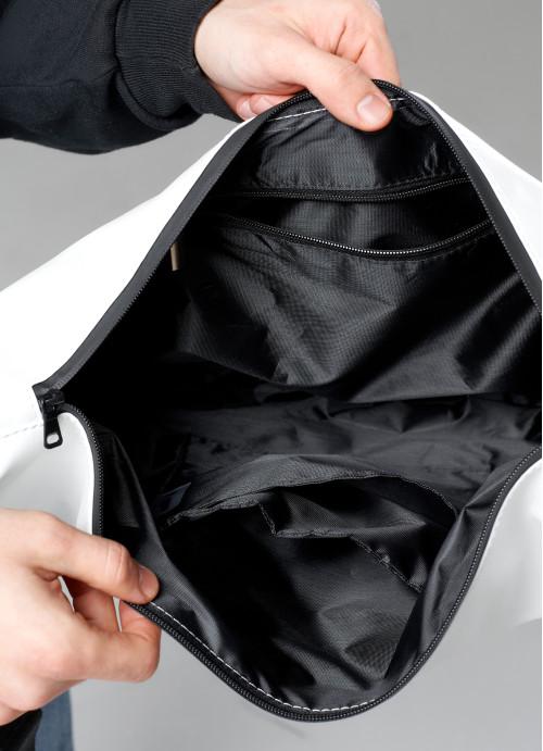 Мужская сумка хобо Sambag Белый (720058428) - фото 5 Мужская сумка хобо Sambag Белый (720058428) - фото 5