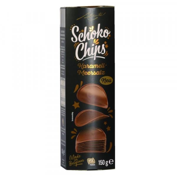 Чипсы шоколадные Aldente карамель и соль 150 г (1764707750)