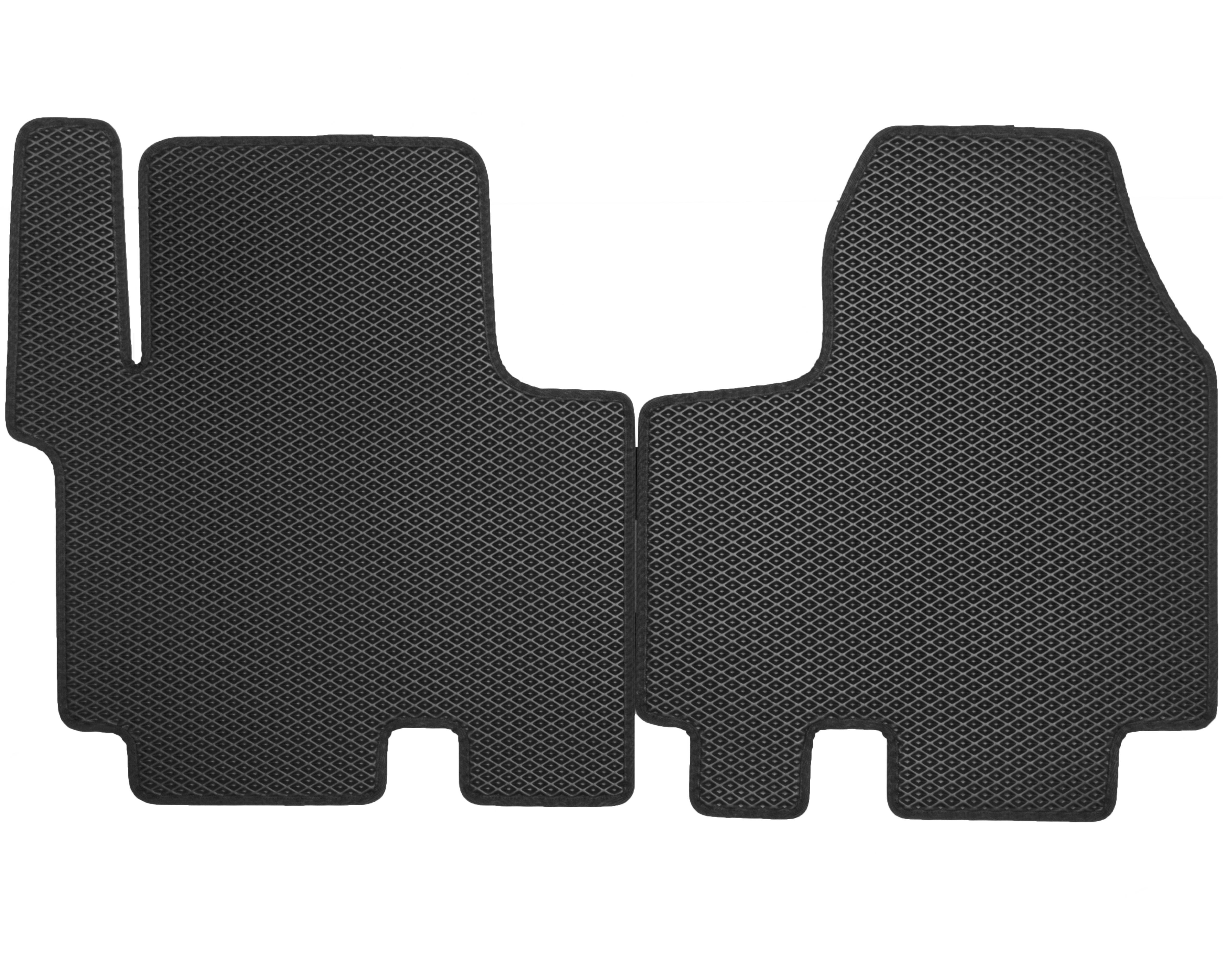 Коврики в салон передние для Opel Vivaro '01-14 EVA-полимерные Черный (150430)