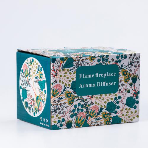 Зволожувач повітря Happy Life портативний у вигляді каміна з підсвічуванням (14286055) - фото 3