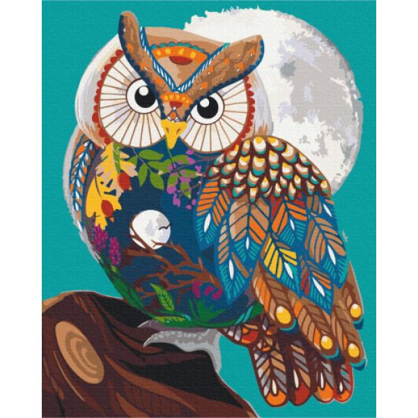 Картина за номерами Brushme Мудрий сторож 40х50 см у термопакеті (BS52204-mt)