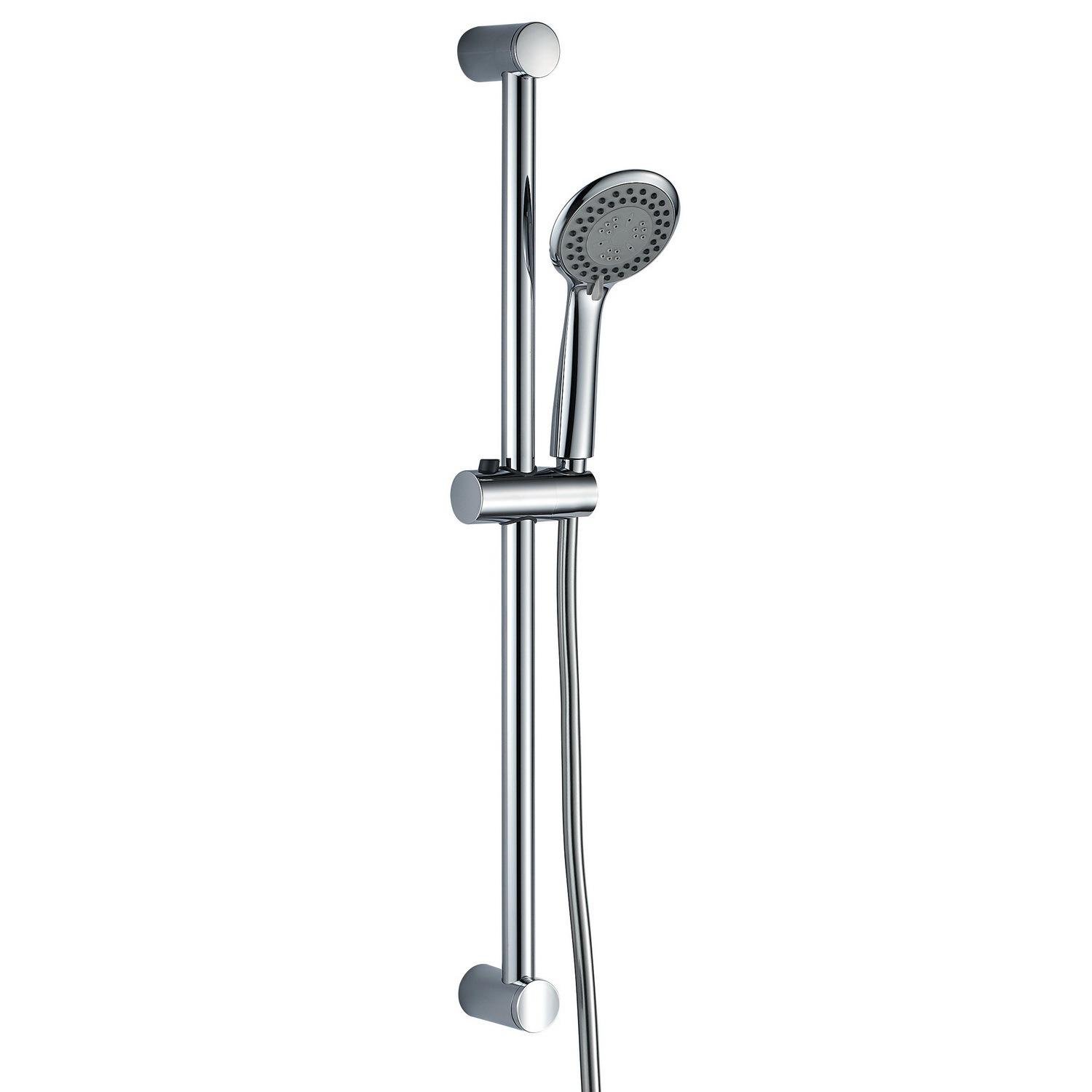 Душовий комплект із штангою Koller Pool Kvadro Start 1136360346 Хром (175400)