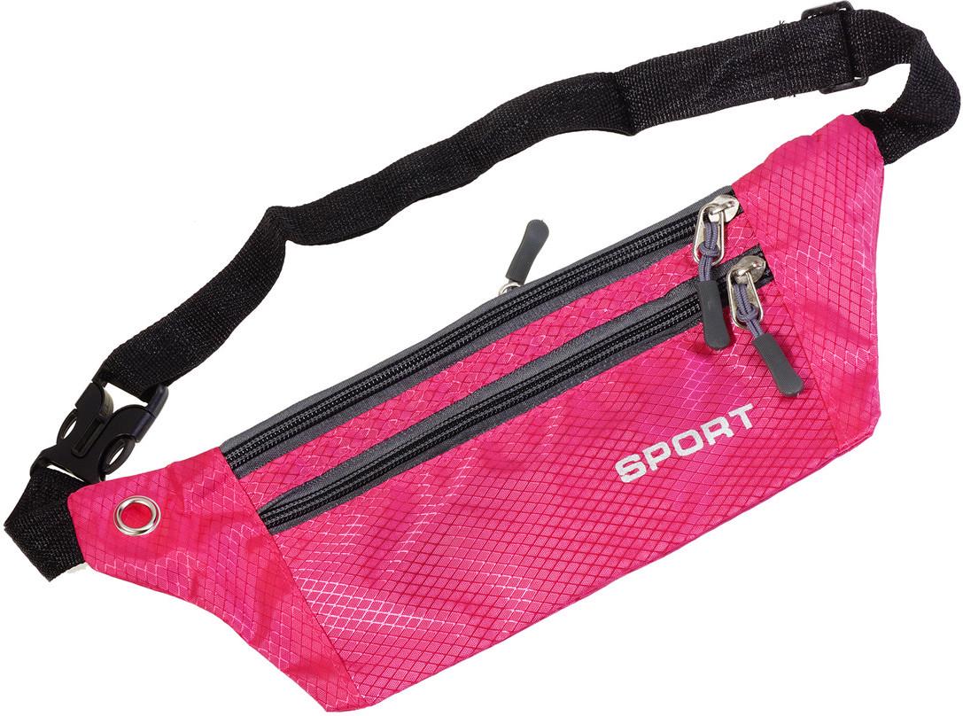 Сумка на пояс для бега Sport 11х30 см Малиновый (1008800-Crimson) Сумка на пояс для бега Sport 11х30 см Малиновый (1008800-Crimson)