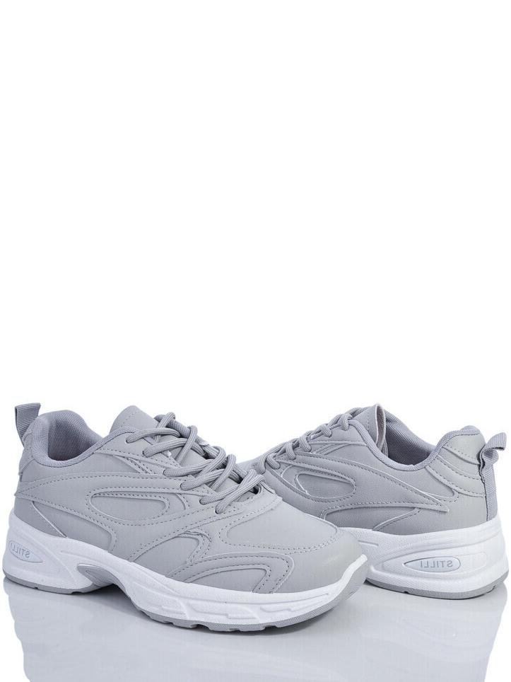 Кроссовки кожаные Stilli MNNN10-15 р. 41 Серый - фото 1