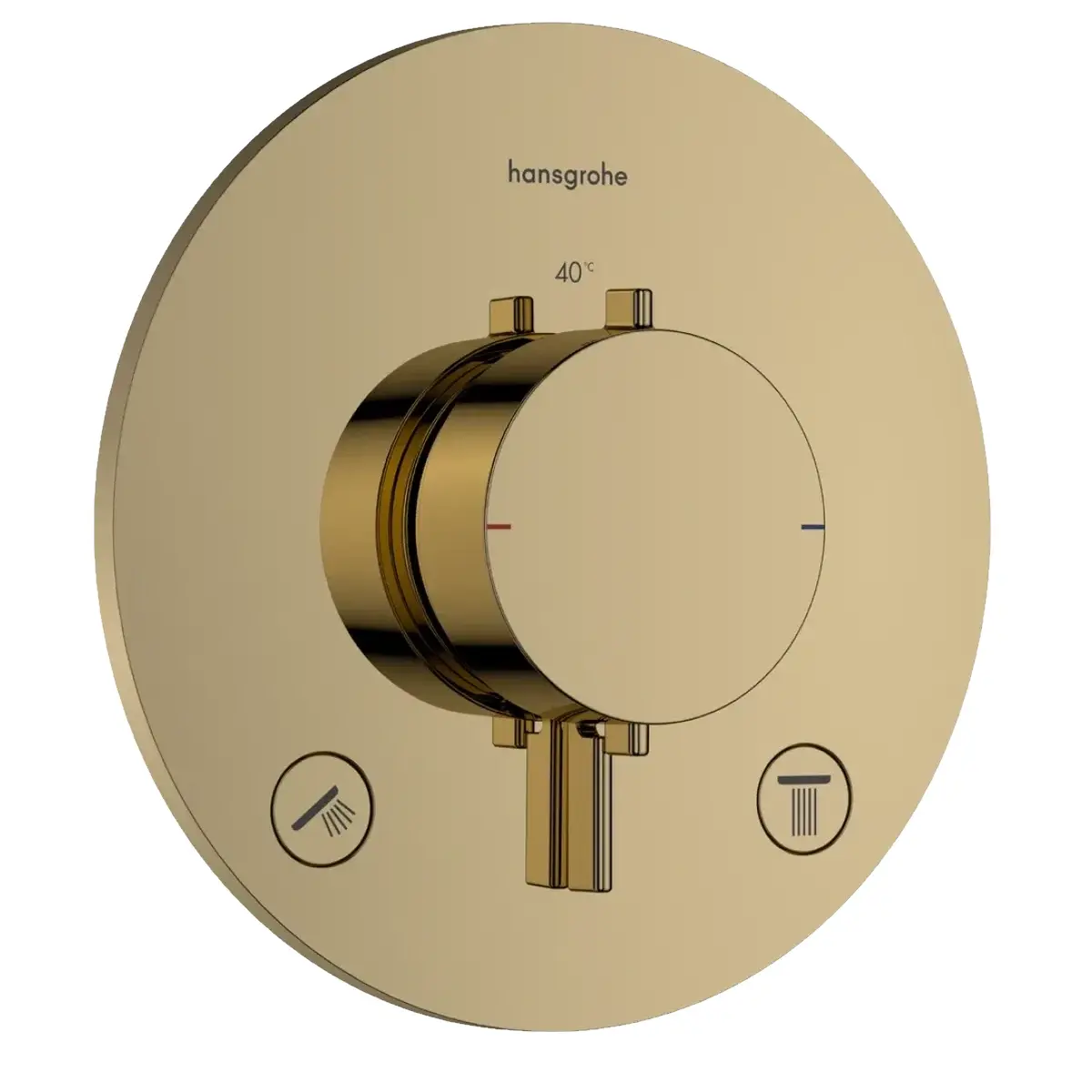 Смеситель для душа Hansgrohe Ecostat Comfort S термостатический Золотой (33715990)