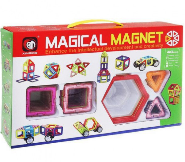 Магнітний конструктор Magical Magnet TOPA 40 деталей