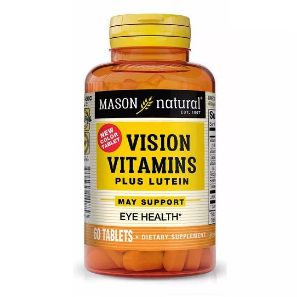 Комплекс профилактики зрения Mason Natural Vision Vitamins Plus Lutein 60 табл. (000021161)