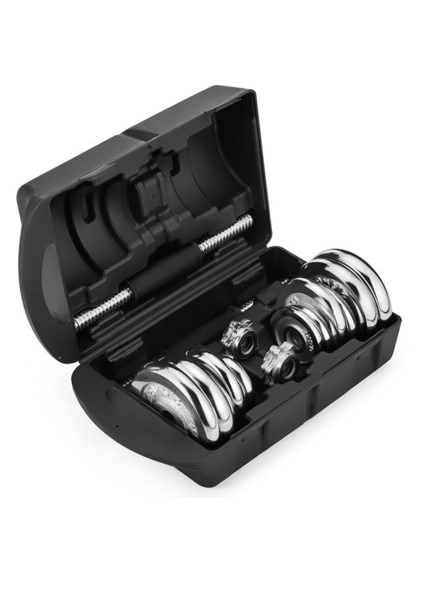 Набор гантель в кейсе Gymtek хромированных 2х10 кг - фото 5 Набор гантель в кейсе Gymtek хромированных 2х10 кг - фото 5