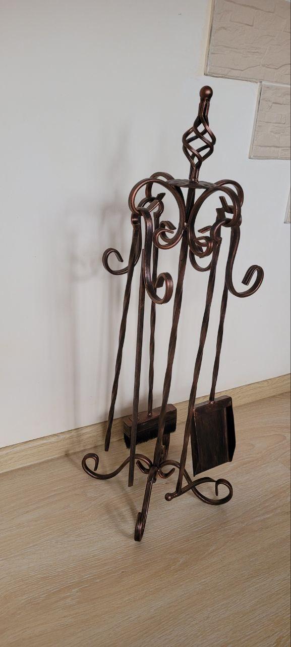 Набор каминный кованый Медь (2538724102) - фото 5