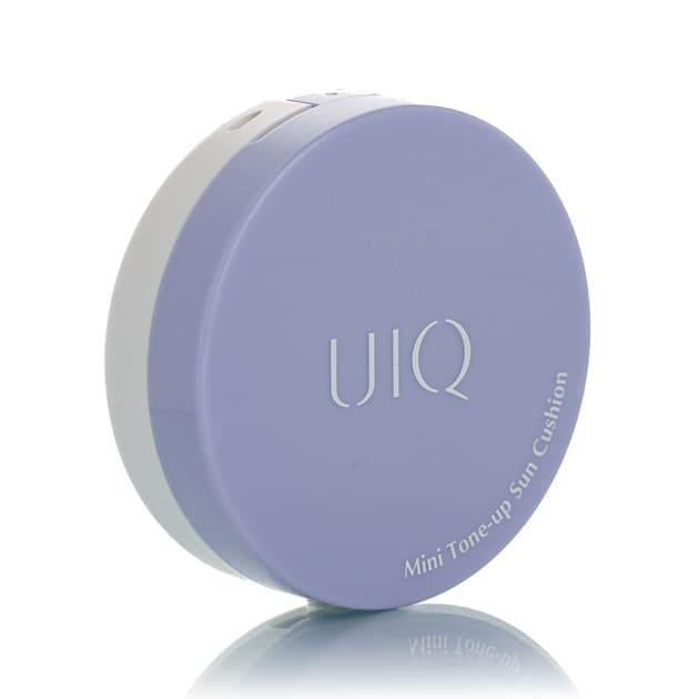Солнцезащитный кушон с фиолетовым оттенком для коррекции тона кожи UIQ Biome Remedy Mini Tone-up Sun Cushion Purple (6 гр )