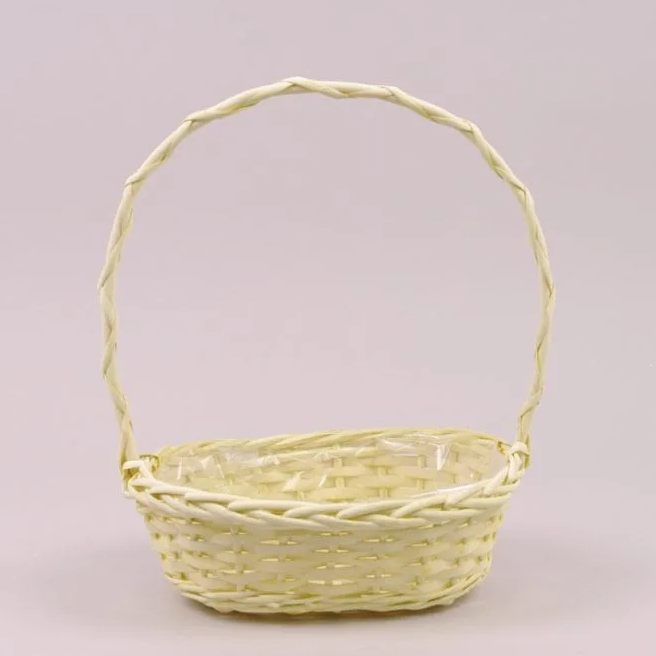 Кошик з лози Flora Жовтий (41964)