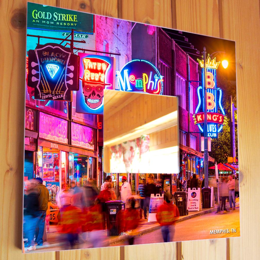 Зеркало декоративное Мемфис 260х260 мм (M04042)