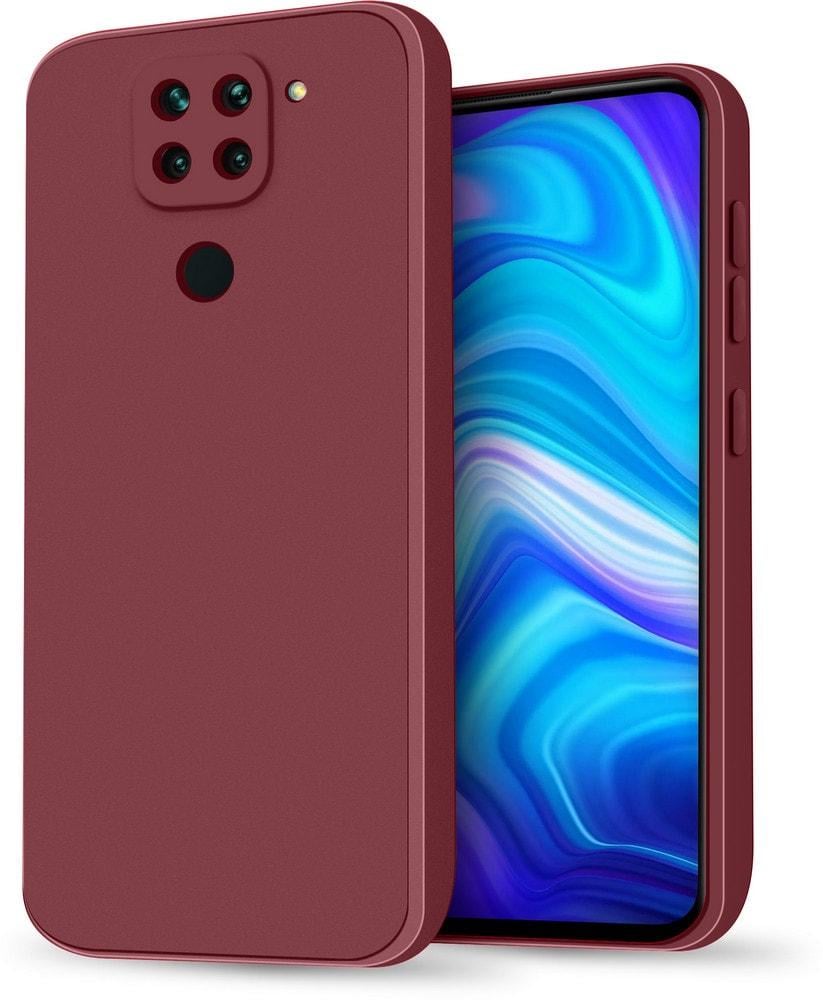 Силиконовый чехол HardCorner Xiaomi Redmi Note 9 (с микрофиброй) Wine (35424-42)