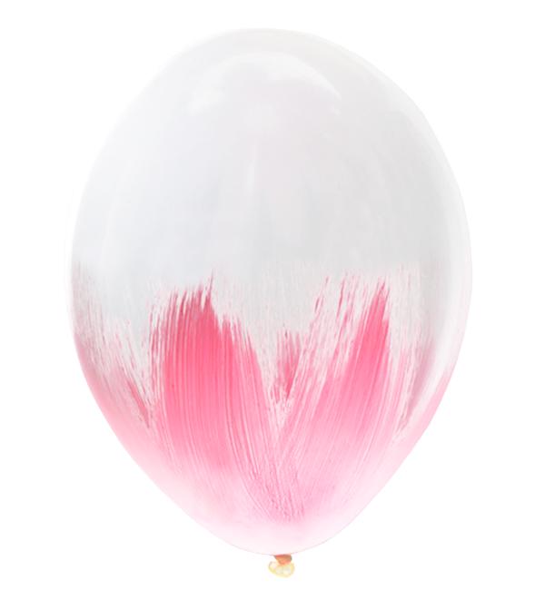 Воздушные шарики Paint 3 шт. 30 см Pink