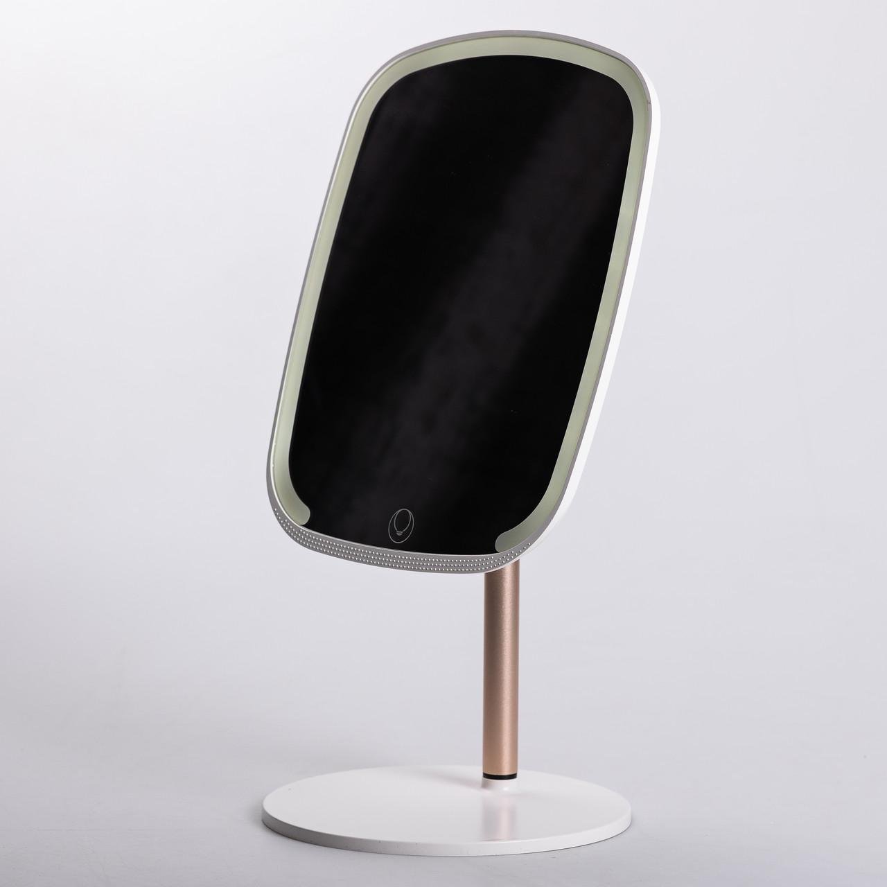 Дзеркало настільне з підсвічуванням для макіяжу на ніжці 23х18 см Білий (6885) - фото 7 Дзеркало настільне з підсвічуванням для макіяжу на ніжці 23х18 см Білий (6885) - фото 7