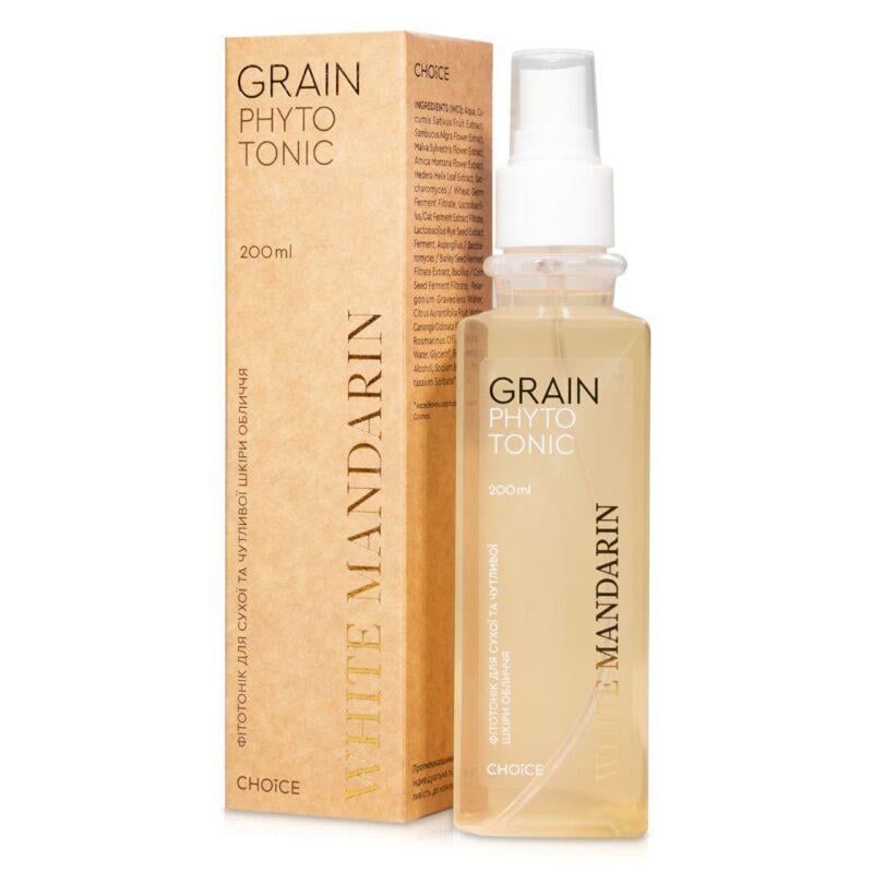 Фитотоник для сухой и чувствительной кожи White Mandarin серии Пророщенные зерна 200 мл Фитотоник для сухой и чувствительной кожи White Mandarin серии Пророщенные зерна 200 мл