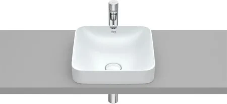 Умивальник ROCA Inspira Square Fineceramic Pearl 37х37 см (A32753R630)