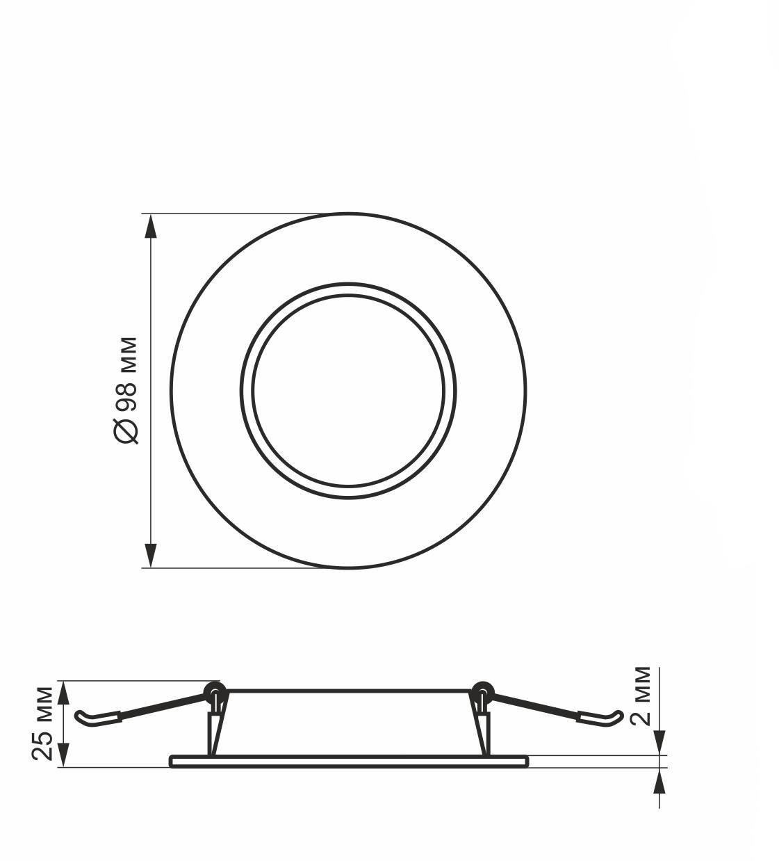 Cвітильник Videx 4W 5000K (44653) - фото 4 Cвітильник Videx 4W 5000K (44653) - фото 4