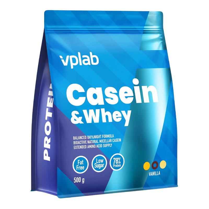 Казеїновий протеїн VPLab Casein & Whey Ваніль 500 г (22614-01) Казеїновий протеїн VPLab Casein & Whey Ваніль 500 г (22614-01)