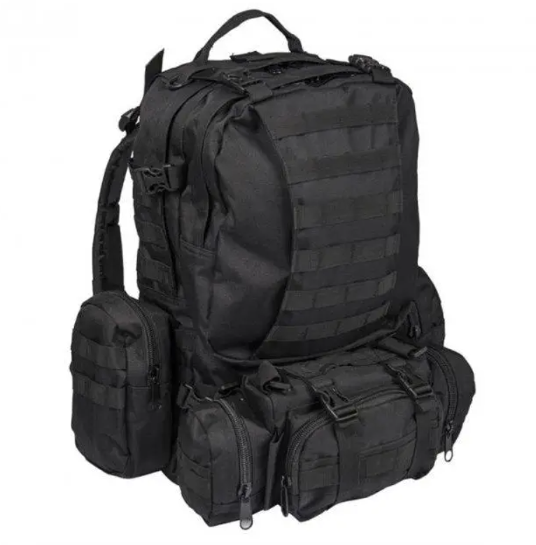 Рюкзак Mil-Tec Defense Pack Asessembly 36 л 32x24x52 см Black (NA005413)