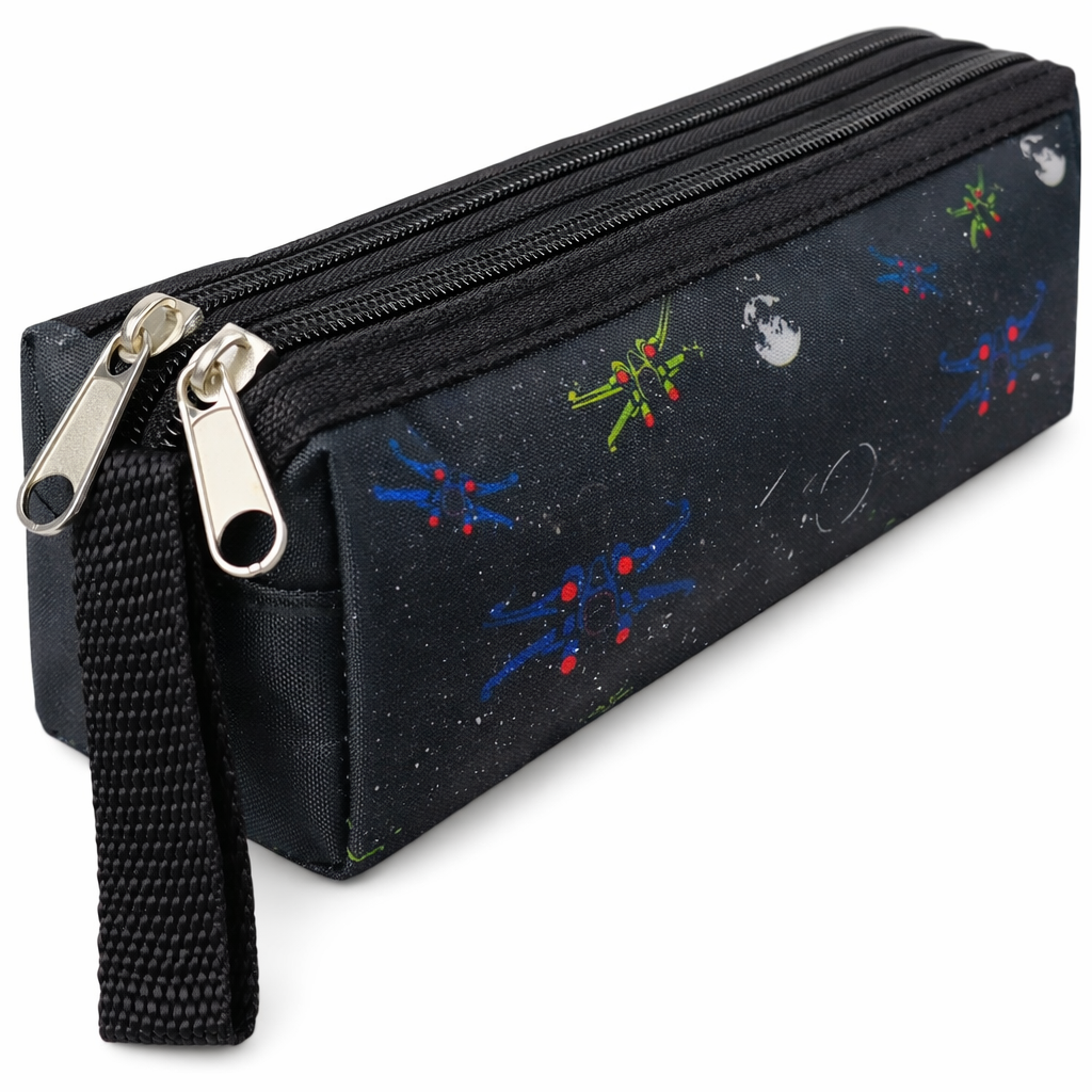 Пенал школьный Expertiz Zweikammer-etui полиэстер 20x5,5x5 см Черный