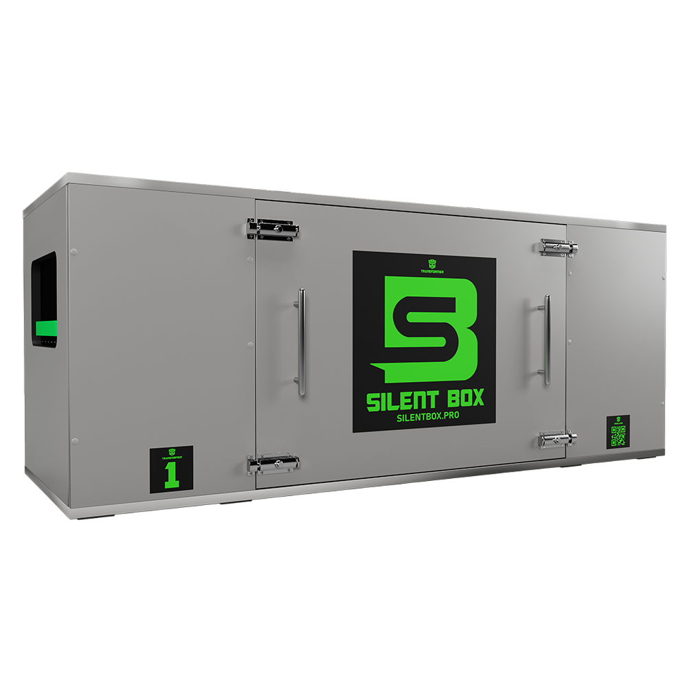 Шумобокс на один асік SILENT BOX TRANSFORMER 1 Gray (TR1GrayWi-Fi)