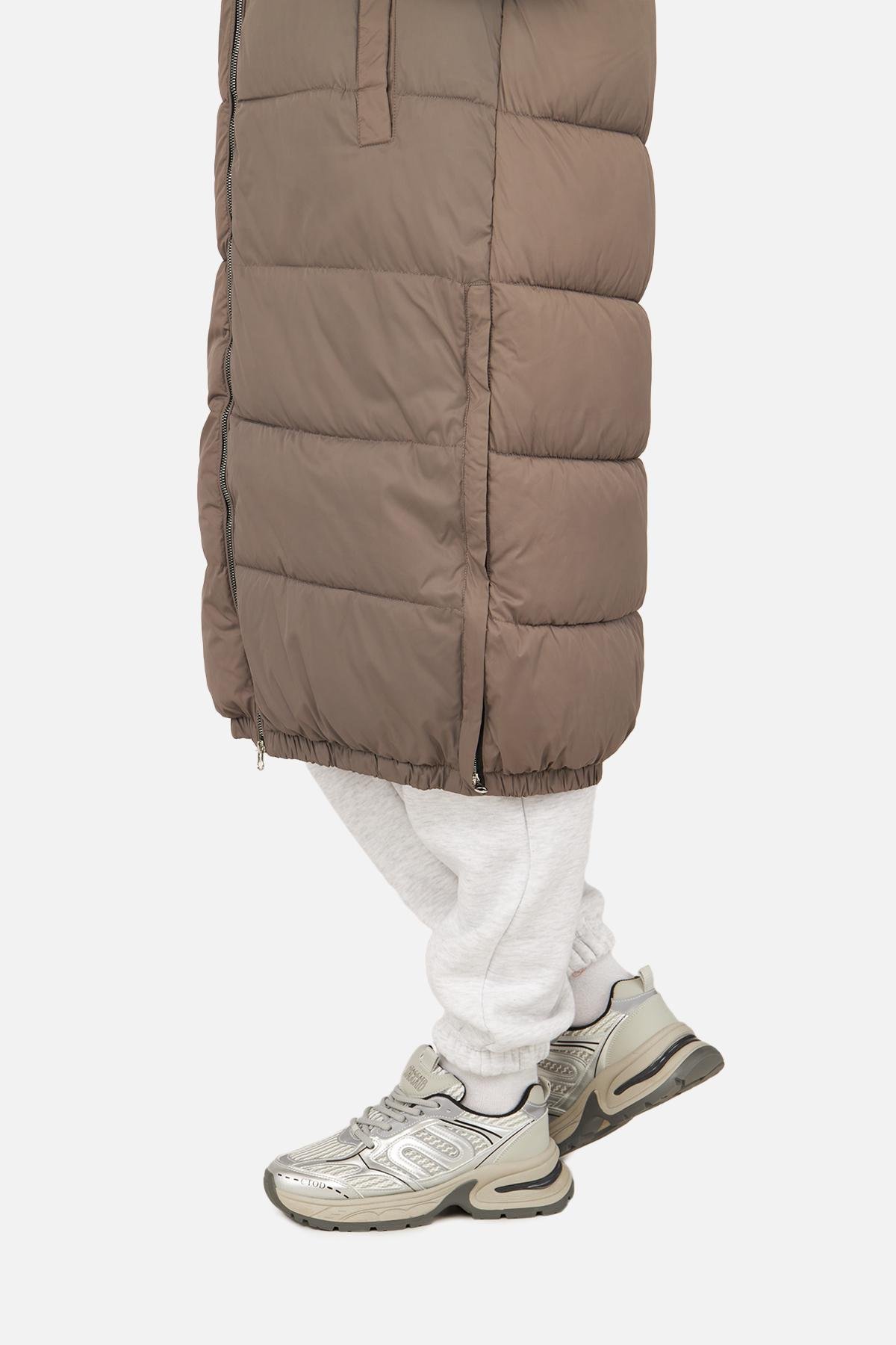 Куртка женская зимняя ЦБ-00256297 р. 42 Капучино (28422181) - фото 5