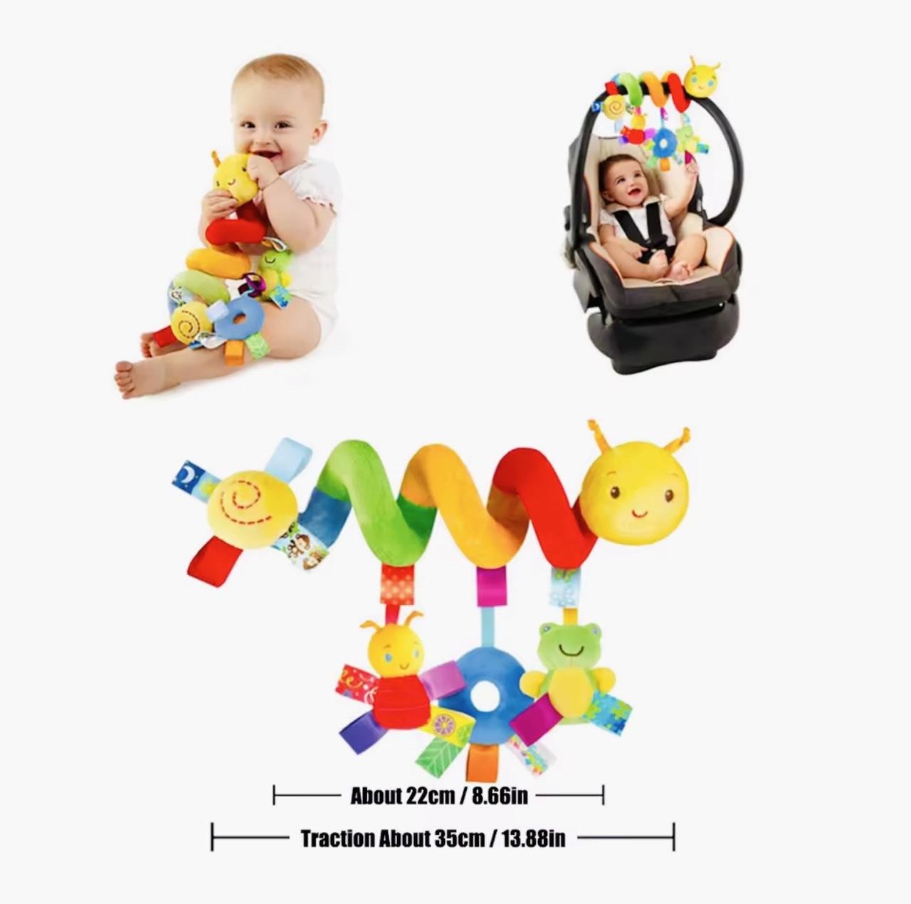 М'яка гусінь-розважалка із підвісними іграшками (93) - фото 7 М'яка гусінь-розважалка із підвісними іграшками (93) - фото 7