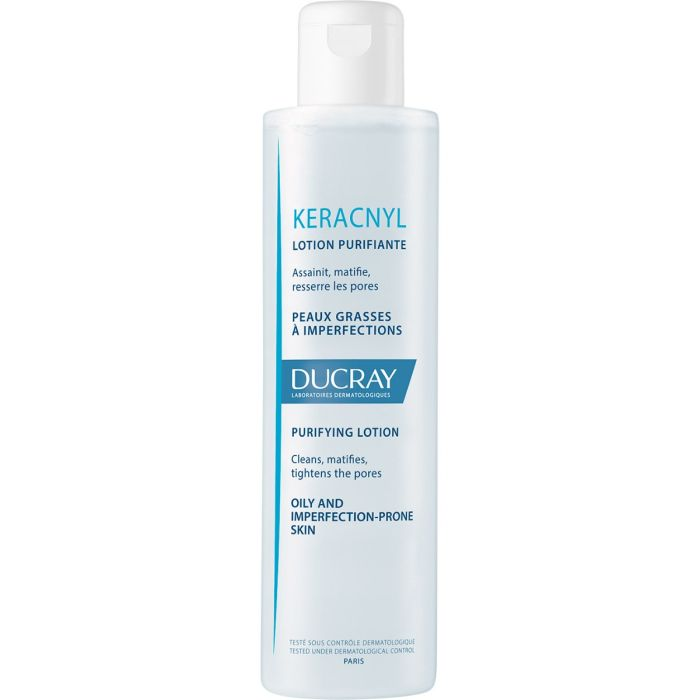Лосьон очищающий Ducray Keracnyl Lotion Purifiante для жирной и проблемной кожи 200 мл (3282779368971)