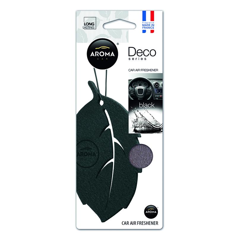 Ароматизатор Aroma Car Deco Leaf Black (92702)