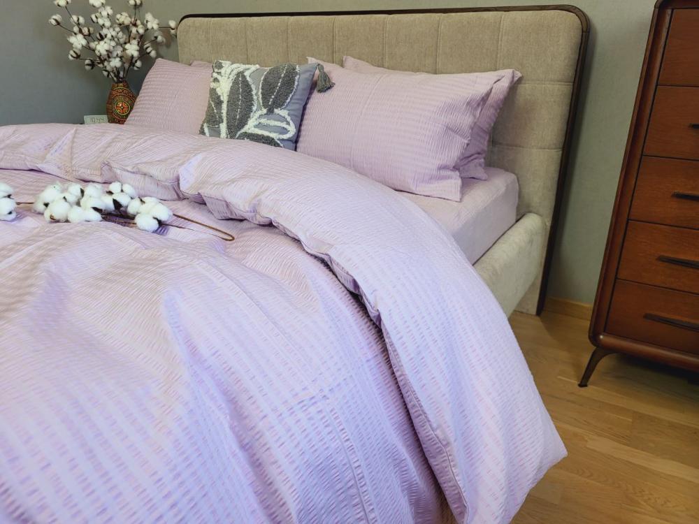 Комплект постельного белья Кис S3011 сатин Premium Gofre полуторный/наволочки 50х70/70х70 см (6440) - фото 3