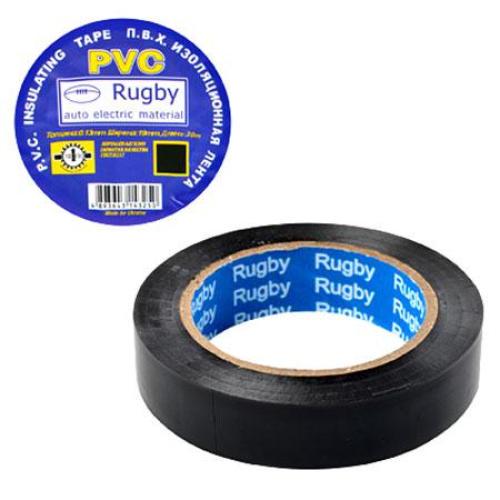 Изолента PVC Rugby 50 м Черный