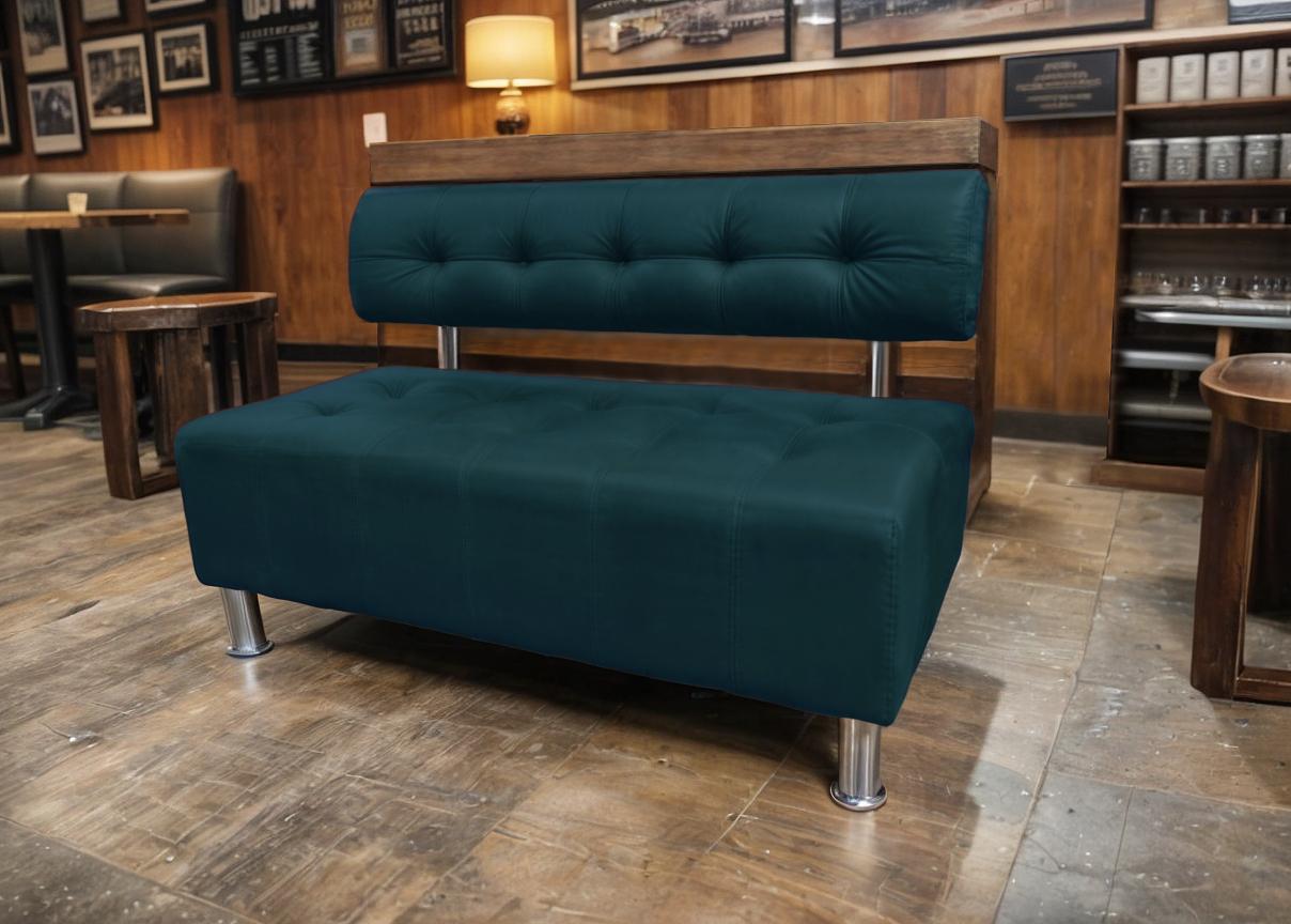 Диван офисный Tobi Sho Стелс со спинкой без подлокотников 1200x560x750 мм кожзам Морская волна (2215) - фото 3 Диван офисный Tobi Sho Стелс со спинкой без подлокотников 1200x560x750 мм кожзам Морская волна (2215) - фото 3