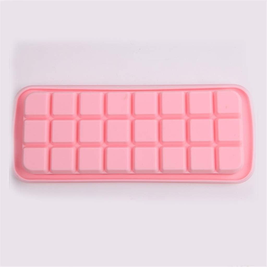 Форма для льоду силіконова з кришкою ICof Кубики 24 комірки Рожевий (Е051359) - фото 6 Форма для льоду силіконова з кришкою ICof Кубики 24 комірки Рожевий (Е051359) - фото 6