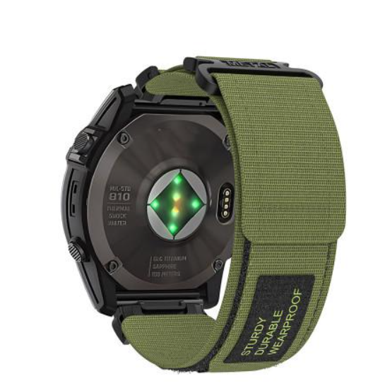 Ремешок Nylon Loop для смарт-часов Garmin Enduro 2 26 мм Зеленый