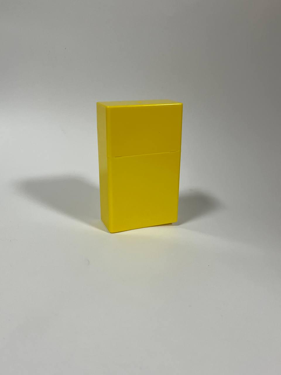 Портсигар для сигарет Cemo пластиковый Желтый