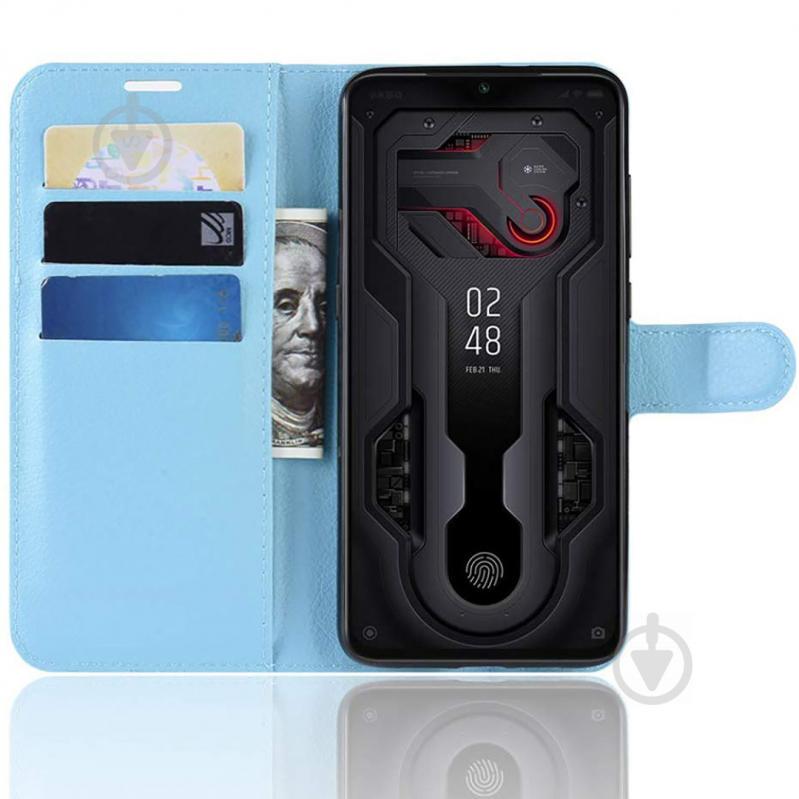 Чехол-книжка Litchie Wallet для Xiaomi Mi 9 Голубой (hub_OoHm24200)