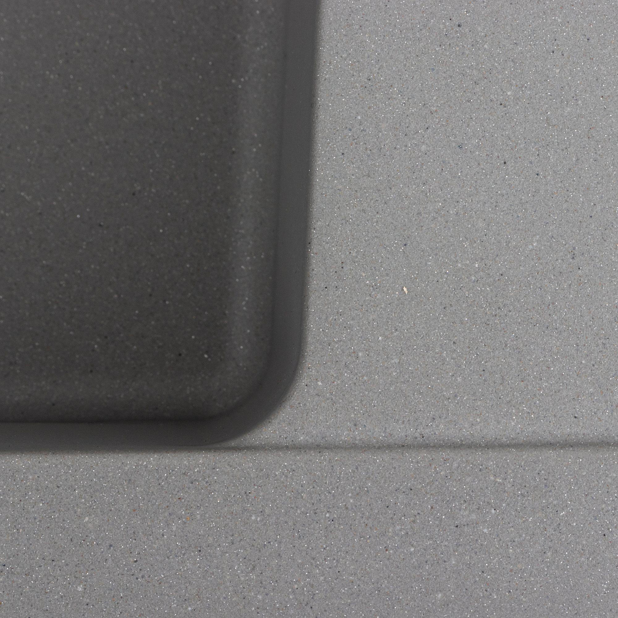 Мийка для кухні гранітна Platinum 6250 ZIRKONE матова металік Сірий - фото 7 Мийка для кухні гранітна Platinum 6250 ZIRKONE матова металік Сірий - фото 7