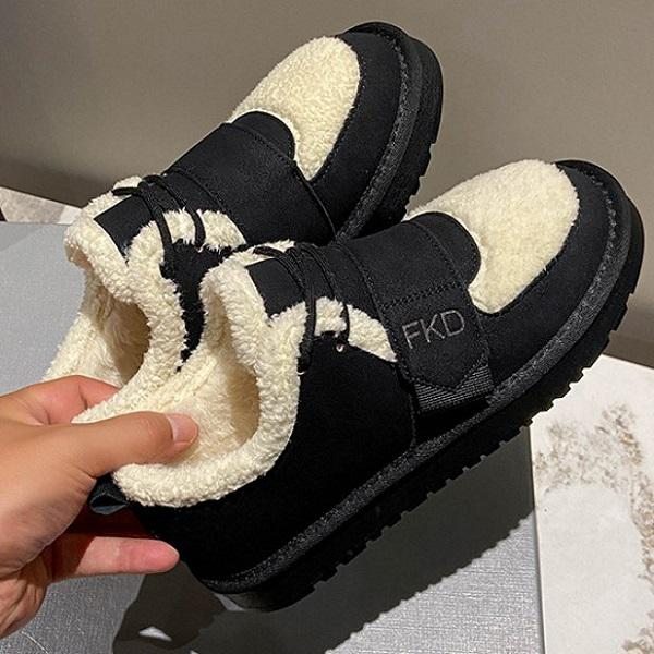 Угги женские MH00009-3 из натуральной замши с экомехом р. 40 Черный (MH00009-3) - фото 2