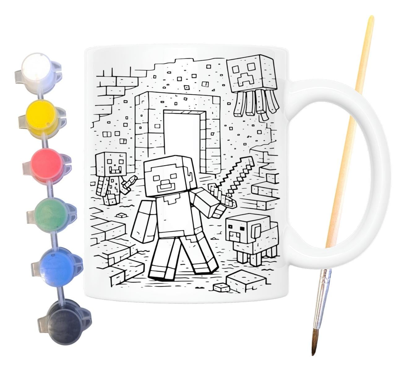 Набор для творчества кружка-раскраска Minecraft (КР0210)