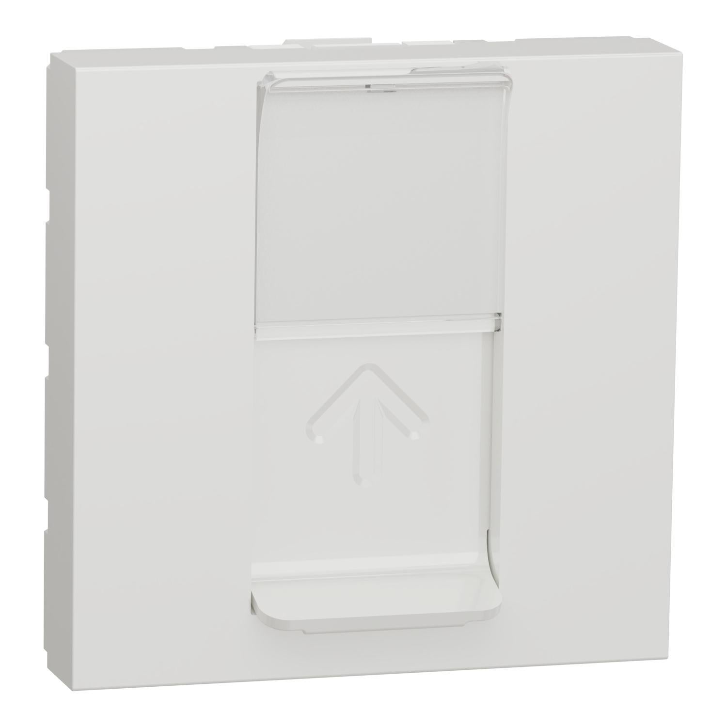 Розетка комп'ютерна Schneider Electric Unica New RJ45 6 STP 2 модулі Білий (NU341718)