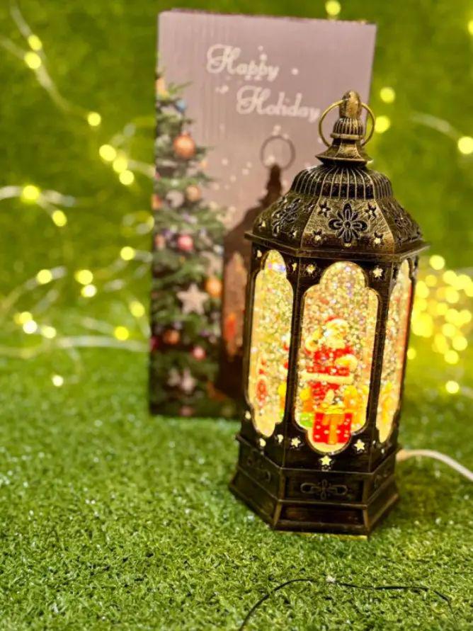 Ночник новогодний Снежный с Сантой елкой и подсветкой 807 25х16х10 см (opt-104957) Ночник новогодний Снежный с Сантой елкой и подсветкой 807 25х16х10 см (opt-104957)