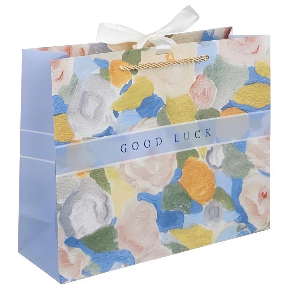 Подарочный пакет Stenson R32916-S Flowers бумажный 19,5х24,5х9,5 см (6b8c2a2e)