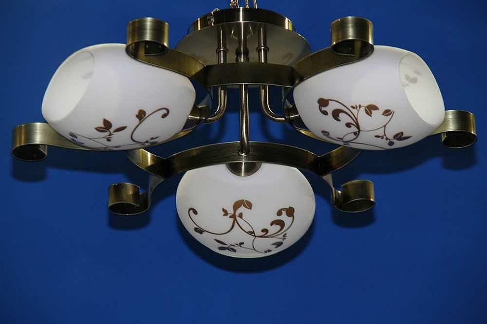 Люстра з плафонами Ray L30952A/3 AB (IR006175)