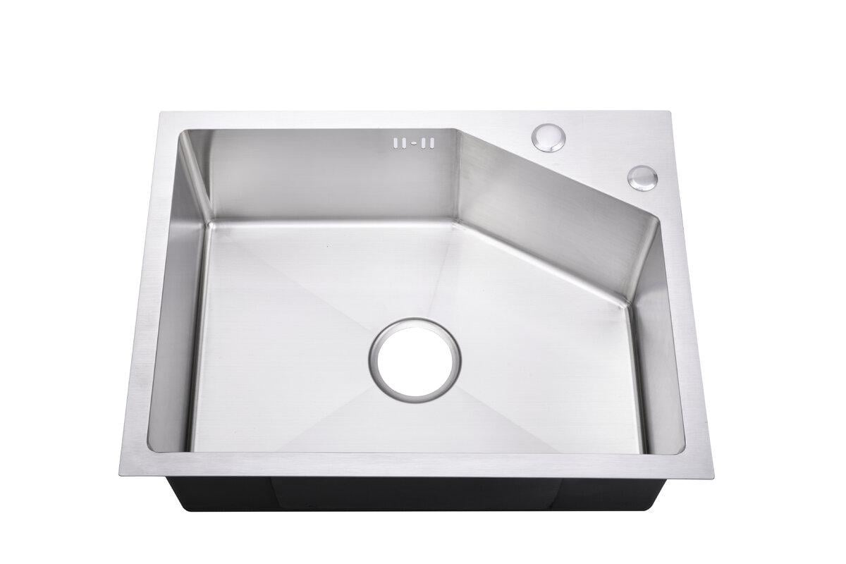 Кухонна мийка Platinum Handmade з кріпленням + повна комплектація