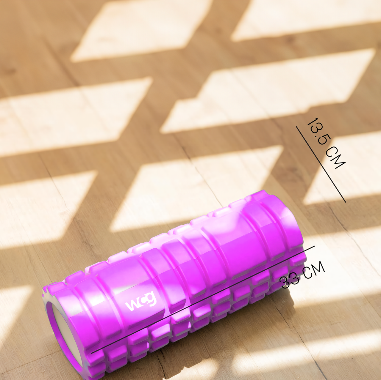 Масажний ролер-валик WCG K1 для спини/йоги та фітнесу Рожевий (K1.2(Pi)) - фото 4 Масажний ролер-валик WCG K1 для спини/йоги та фітнесу Рожевий (K1.2(Pi)) - фото 4