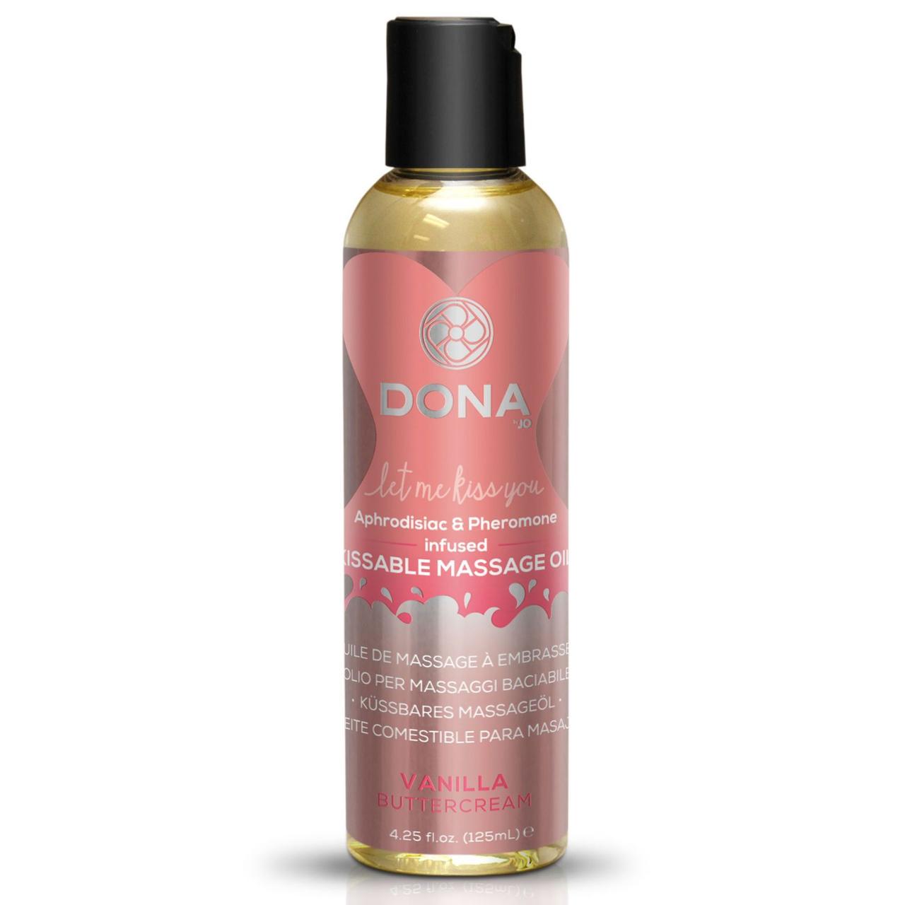 Массажное масло Dona Kissable Massage Oil Vanilla Buttercream 110 мл (SO1536)