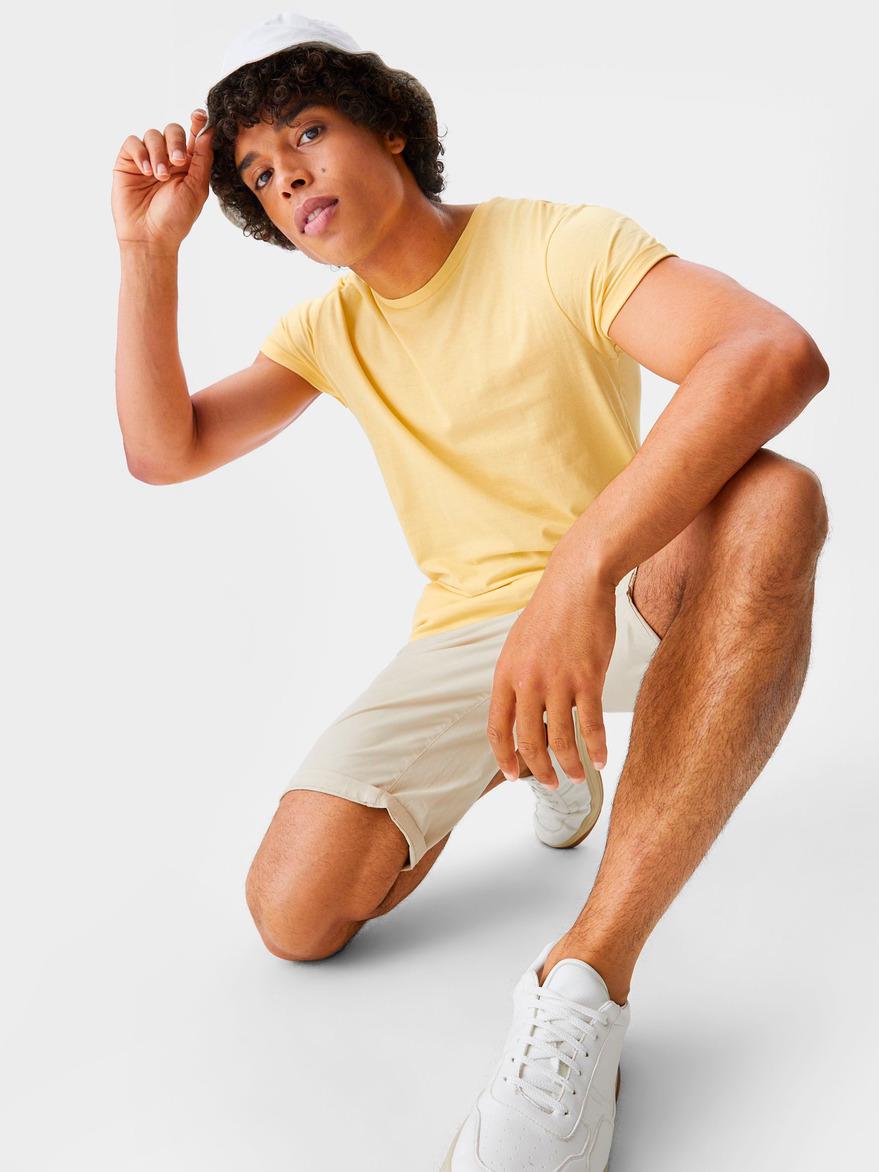 Футболка C & A 84803/2089153x30 мужская XS Желтый (184998)