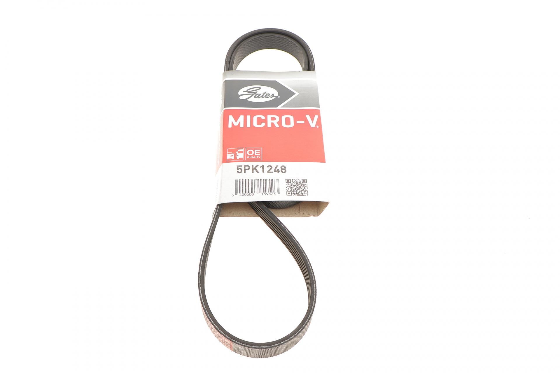 Ремень генератора GATES Hyundai i10 II 1.0/1.0LPG 13- (5PK1248)