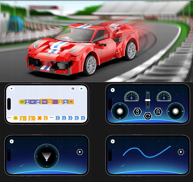 Конструктор детский CaDa 488 RaceCar Машина на радиоуправлении для мальчика 306 дет. (22774739) - фото 6 Конструктор детский CaDa 488 RaceCar Машина на радиоуправлении для мальчика 306 дет. (22774739) - фото 6